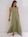 Zoe Maxi Dress - Khaki Green