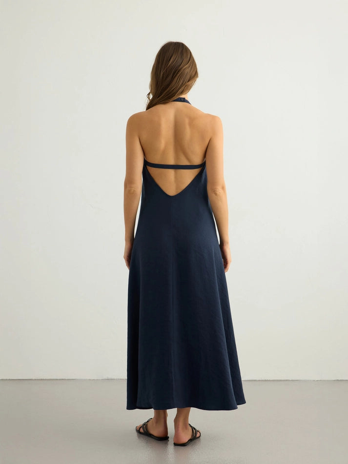 Zoe Maxi Dress - Navy