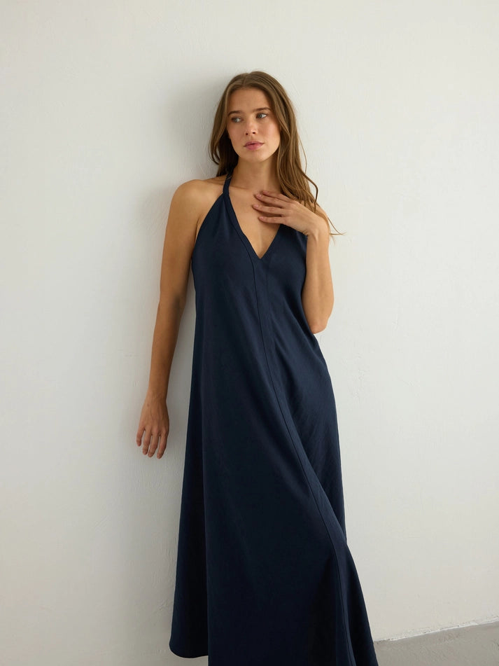 Zoe Maxi Dress - Navy