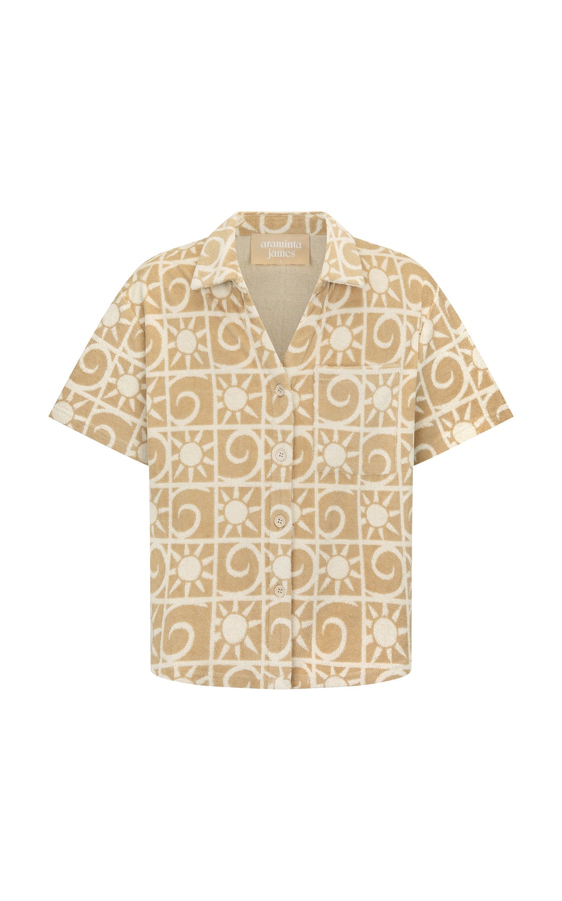 Sunseeker Terry Shirt Set - Pecan