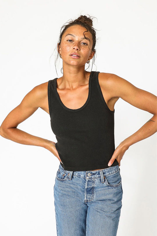 Blondie Tank - True Black