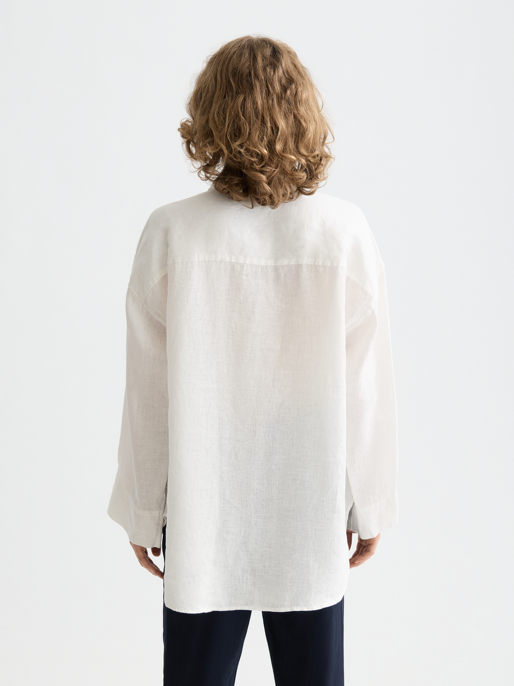 Core Linen shirt - White