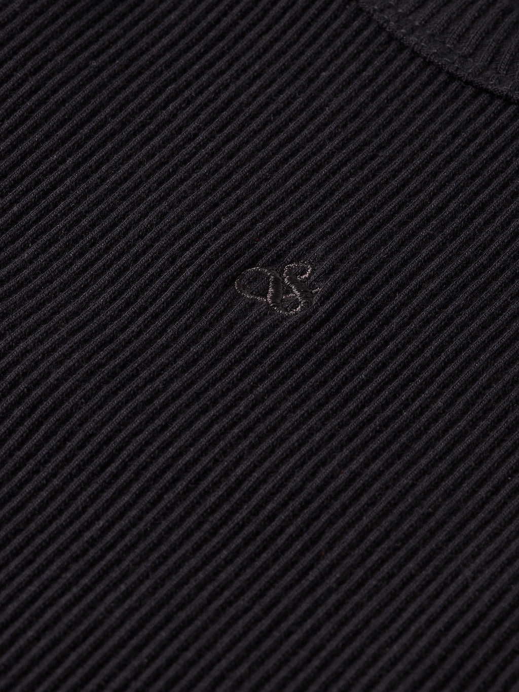 Core Rib racer tank - Black