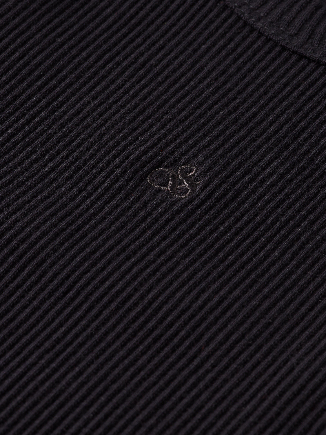 Core Rib racer tank - Black