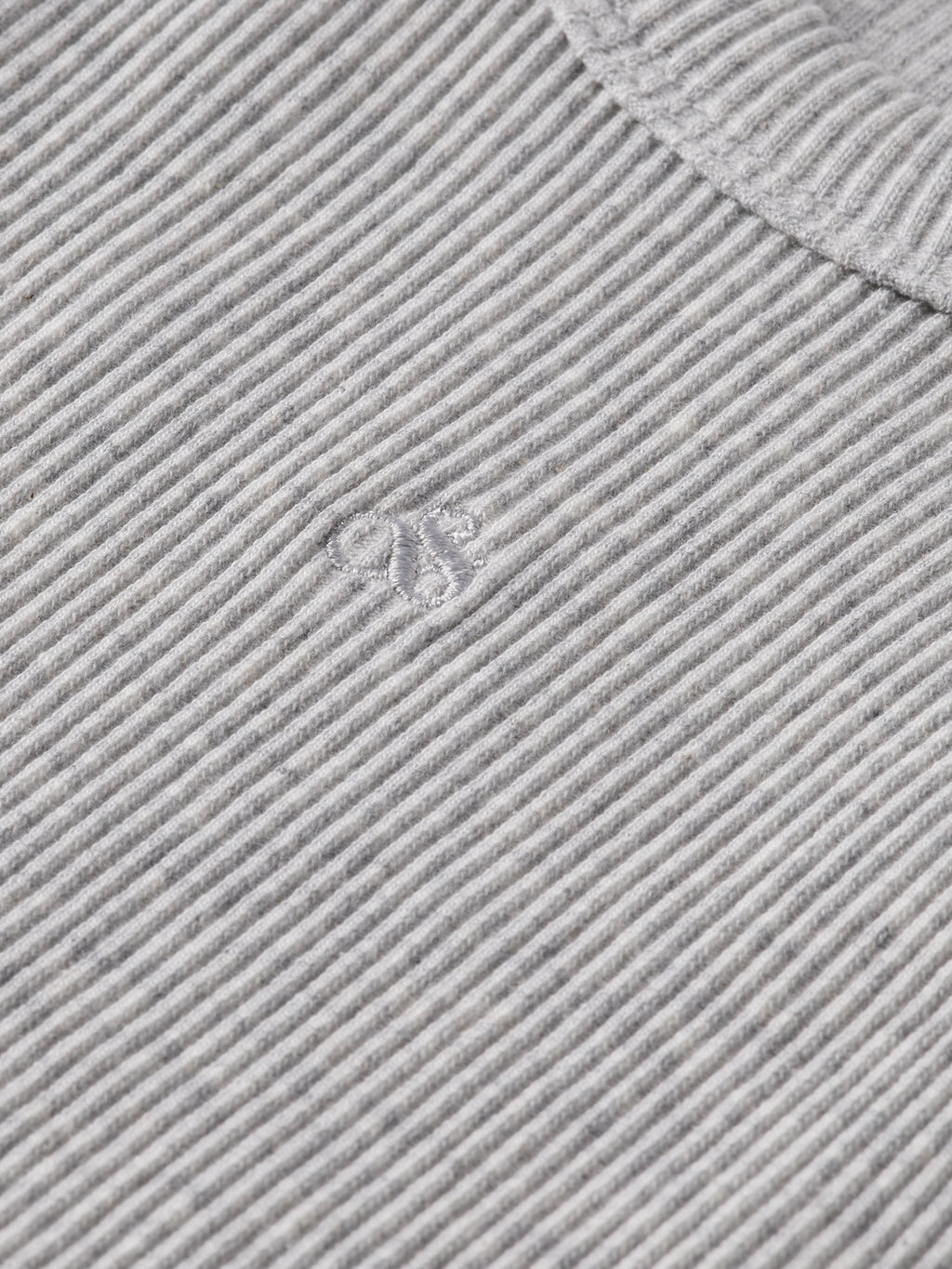 Core Rib racer tank - Grey Melange