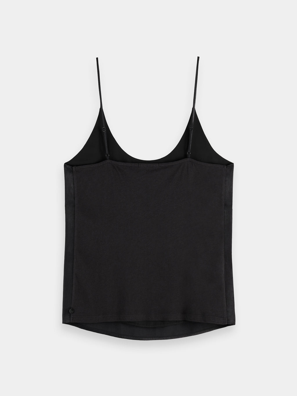 Core Jersey woven tank - Black