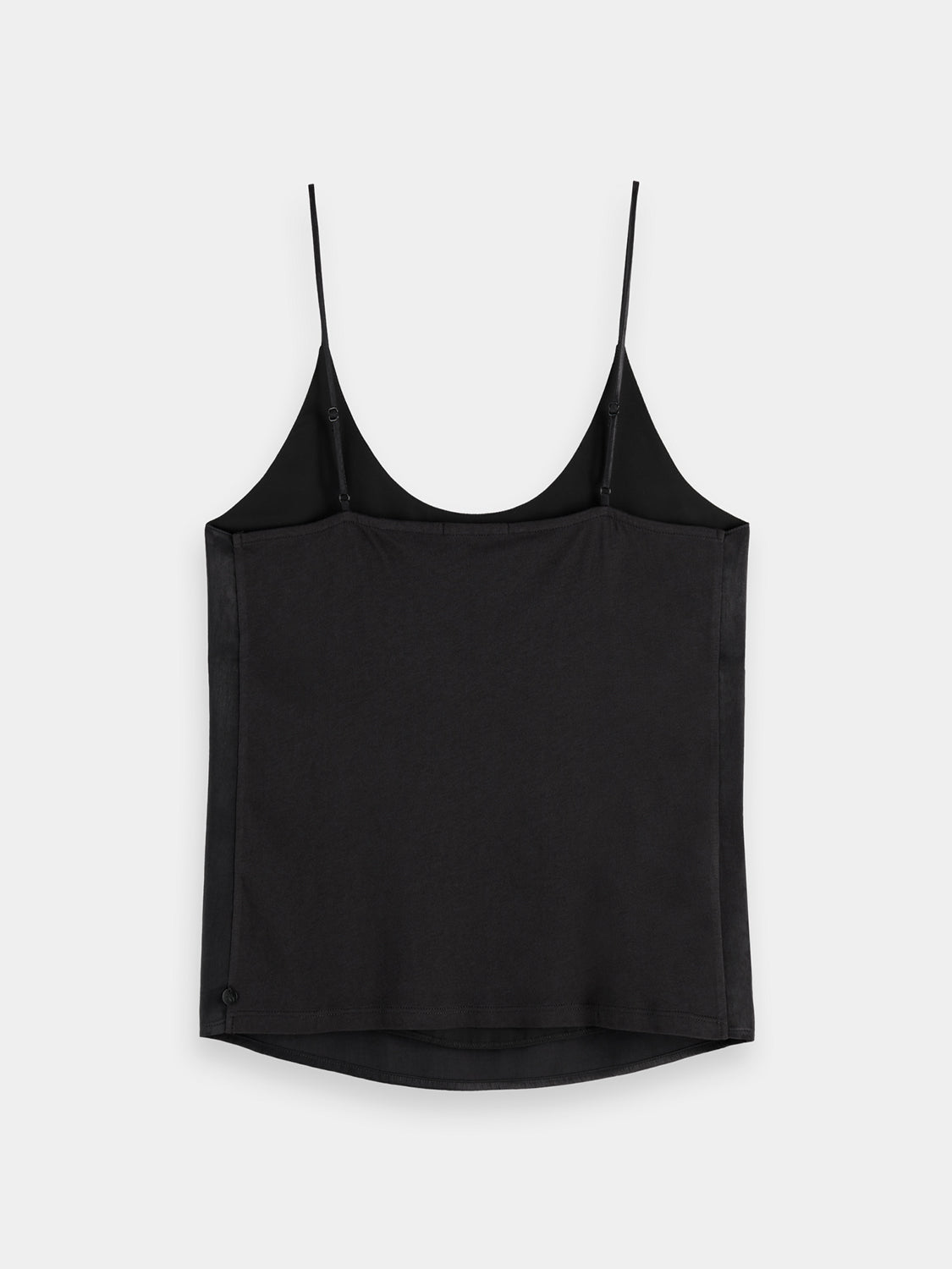 Core Jersey woven tank - Black