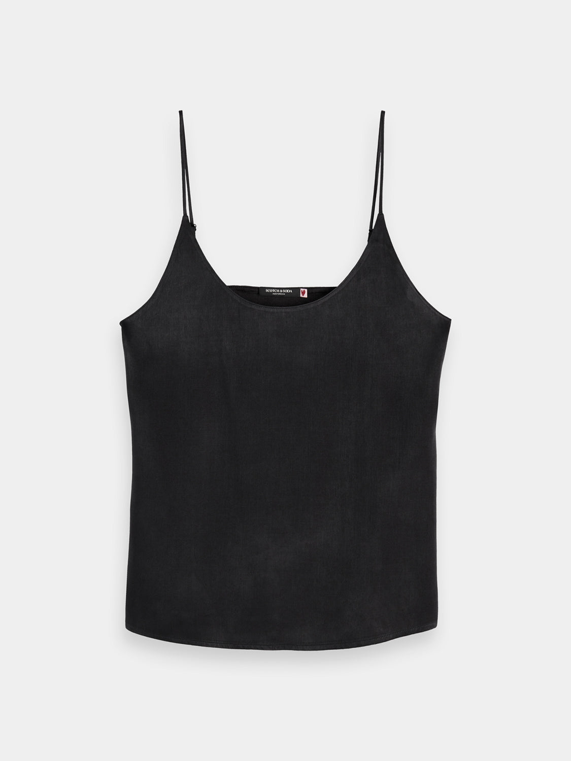 Core Jersey woven tank - Black
