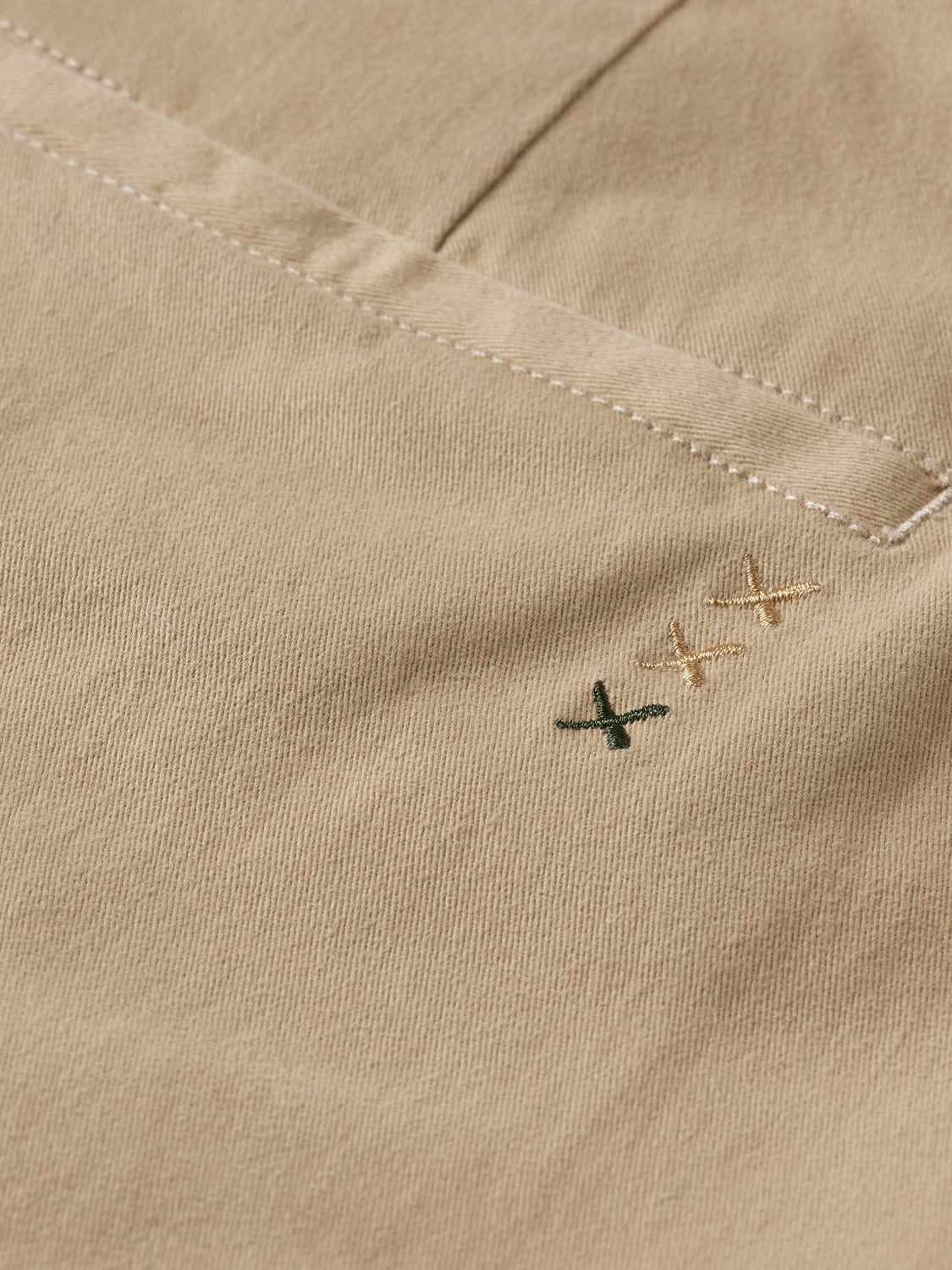 CORE - Stuart twill short - 0137 Sand