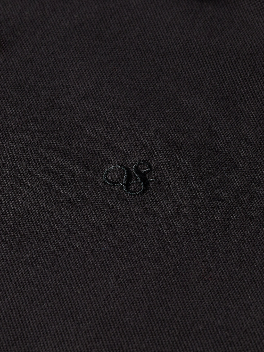 CORE - Logo Pique Polo - Black