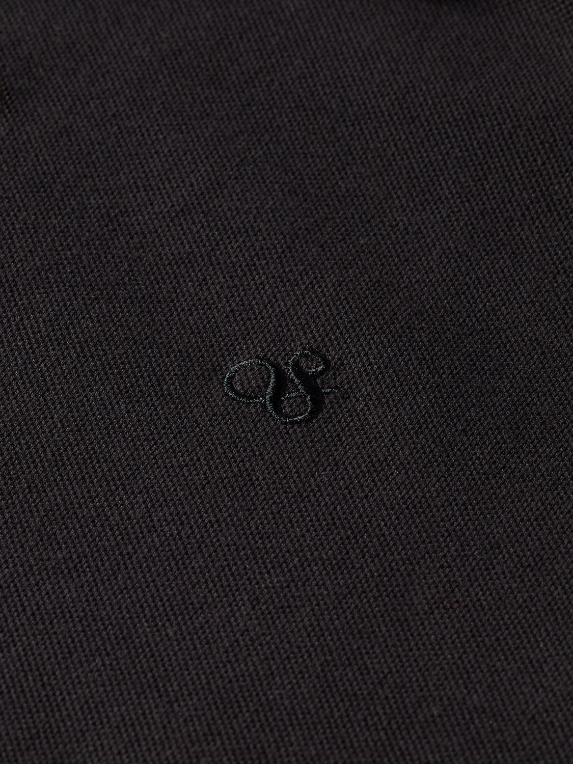 CORE - Logo Pique Polo - Black