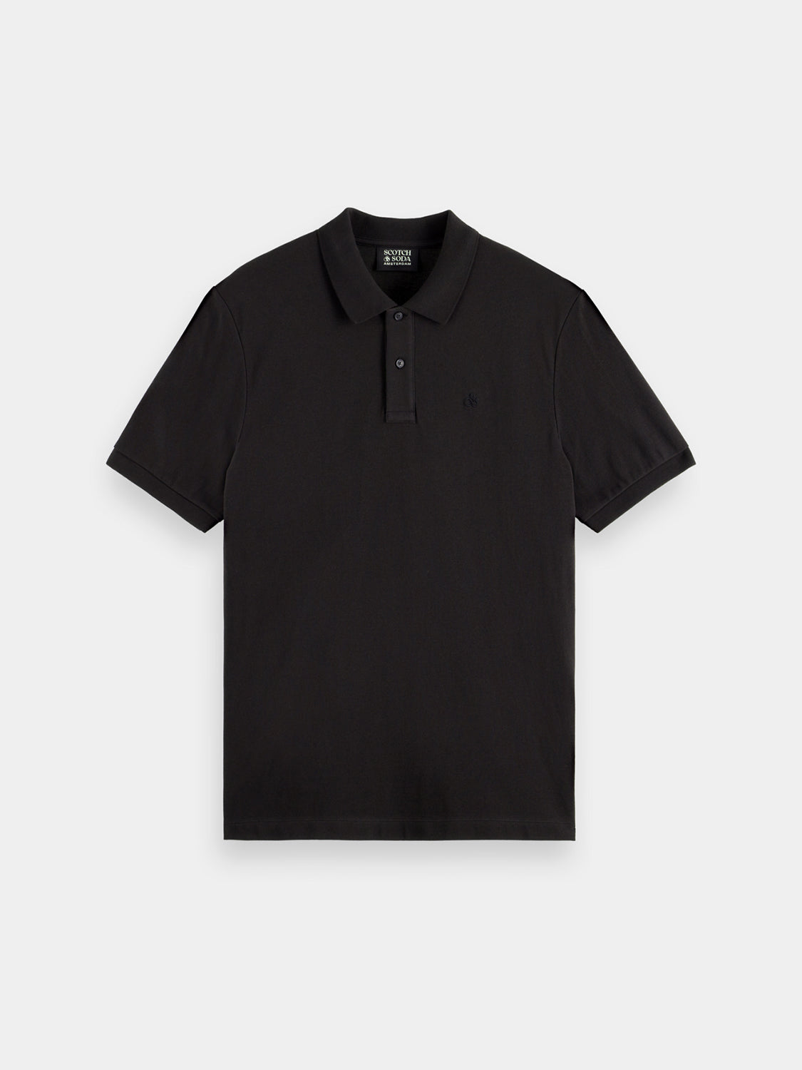 CORE - Logo Pique Polo - Black