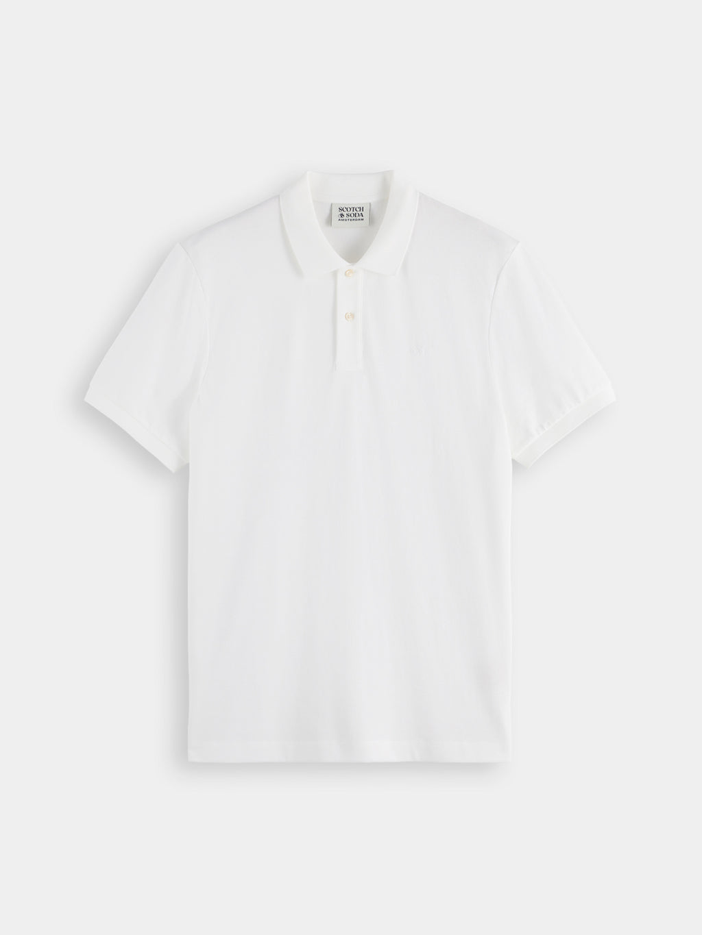 CORE - Logo Pique Polo - 0006 White
