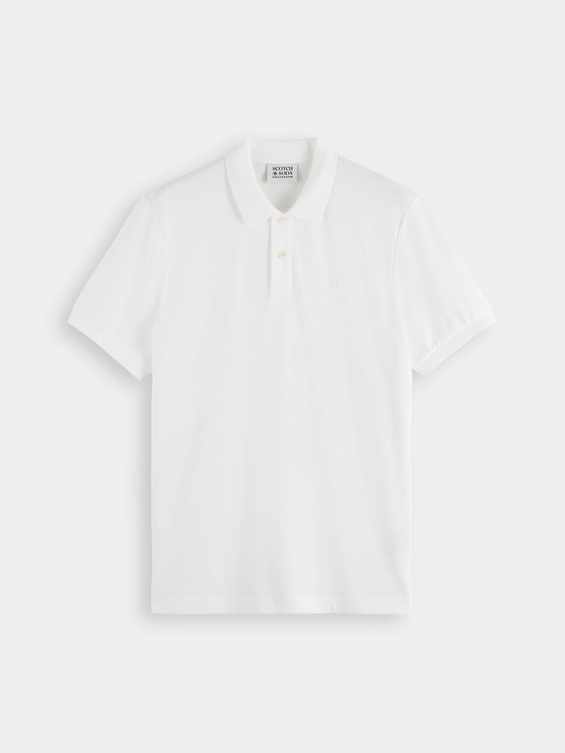 CORE - Logo Pique Polo - 0006 White