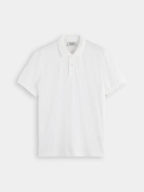 CORE - Logo Pique Polo - 0006 White