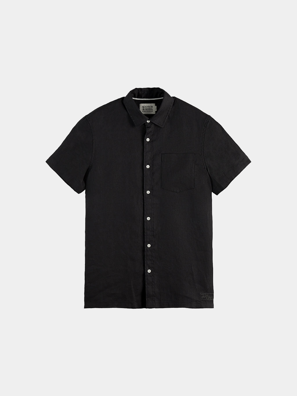 Core Linen S/S Shirt - Black