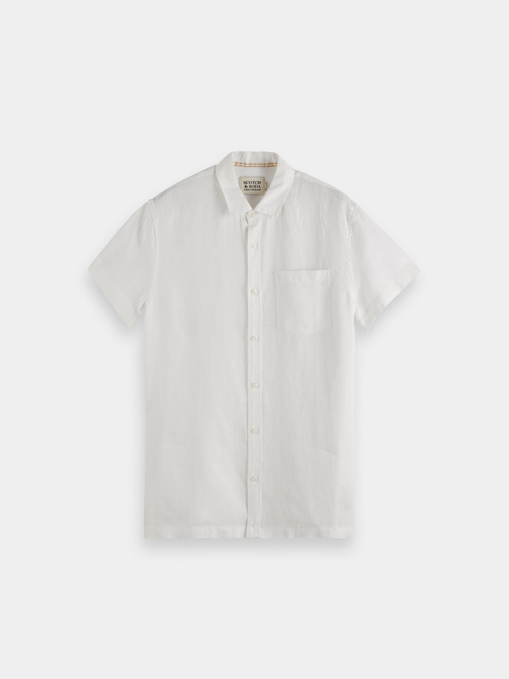 Core Linen S/S Shirt - Off White
