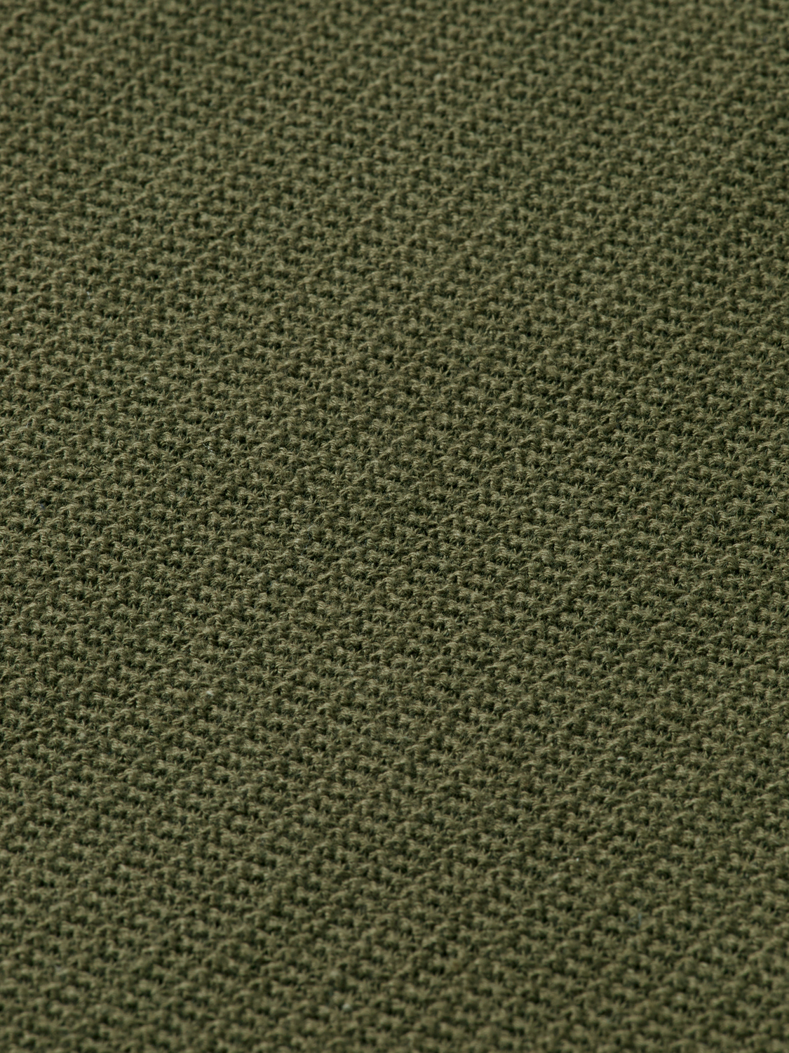 Knitted polo - Olive Night