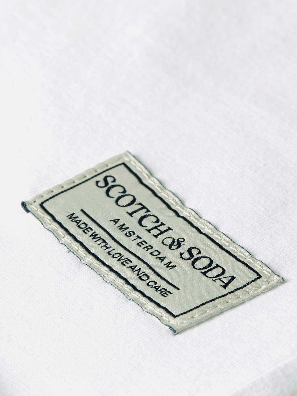Scotch & Soda - Raw-edged t-shirt - Bright White