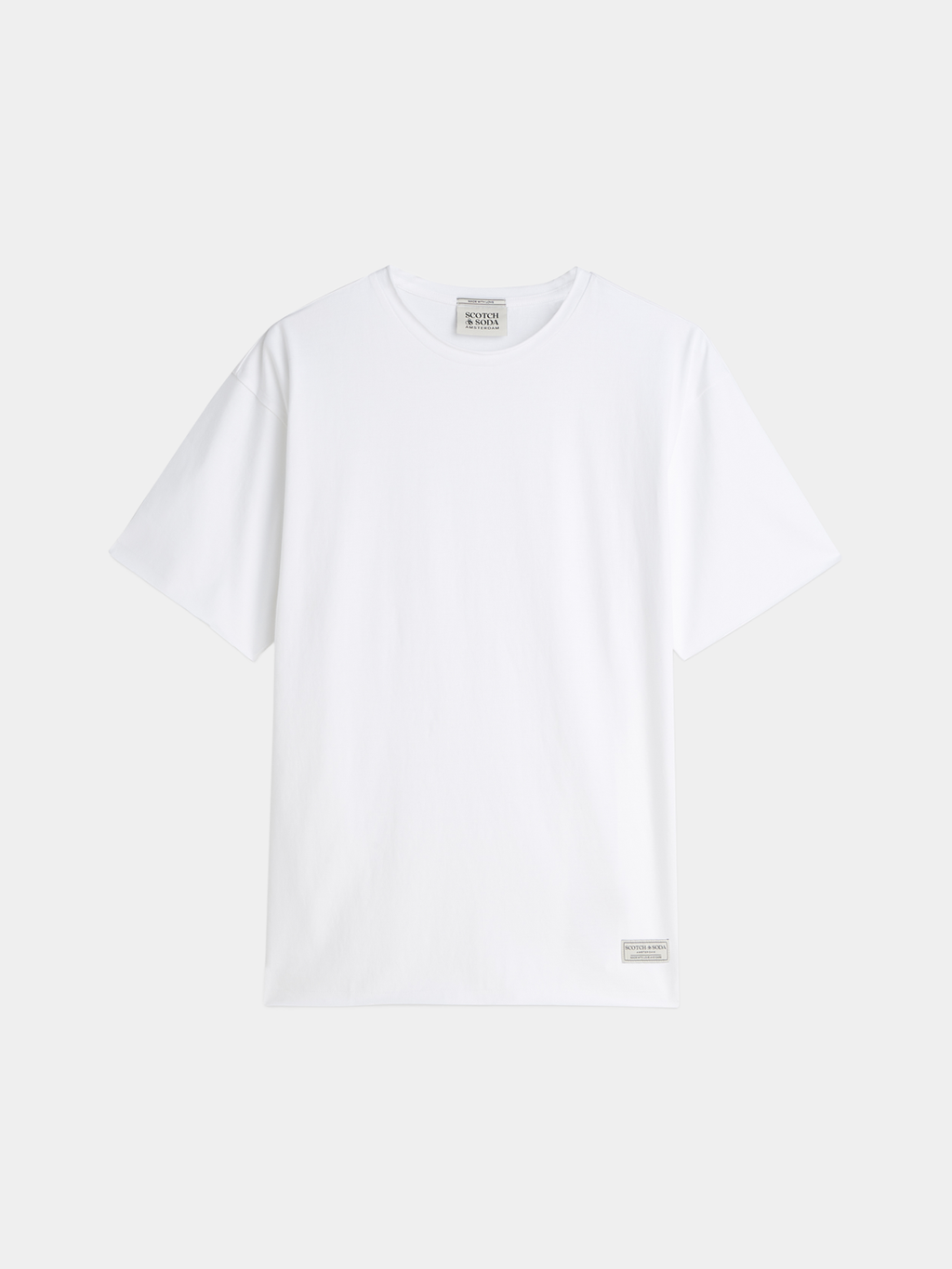 Scotch & Soda - Raw-edged t-shirt - Bright White