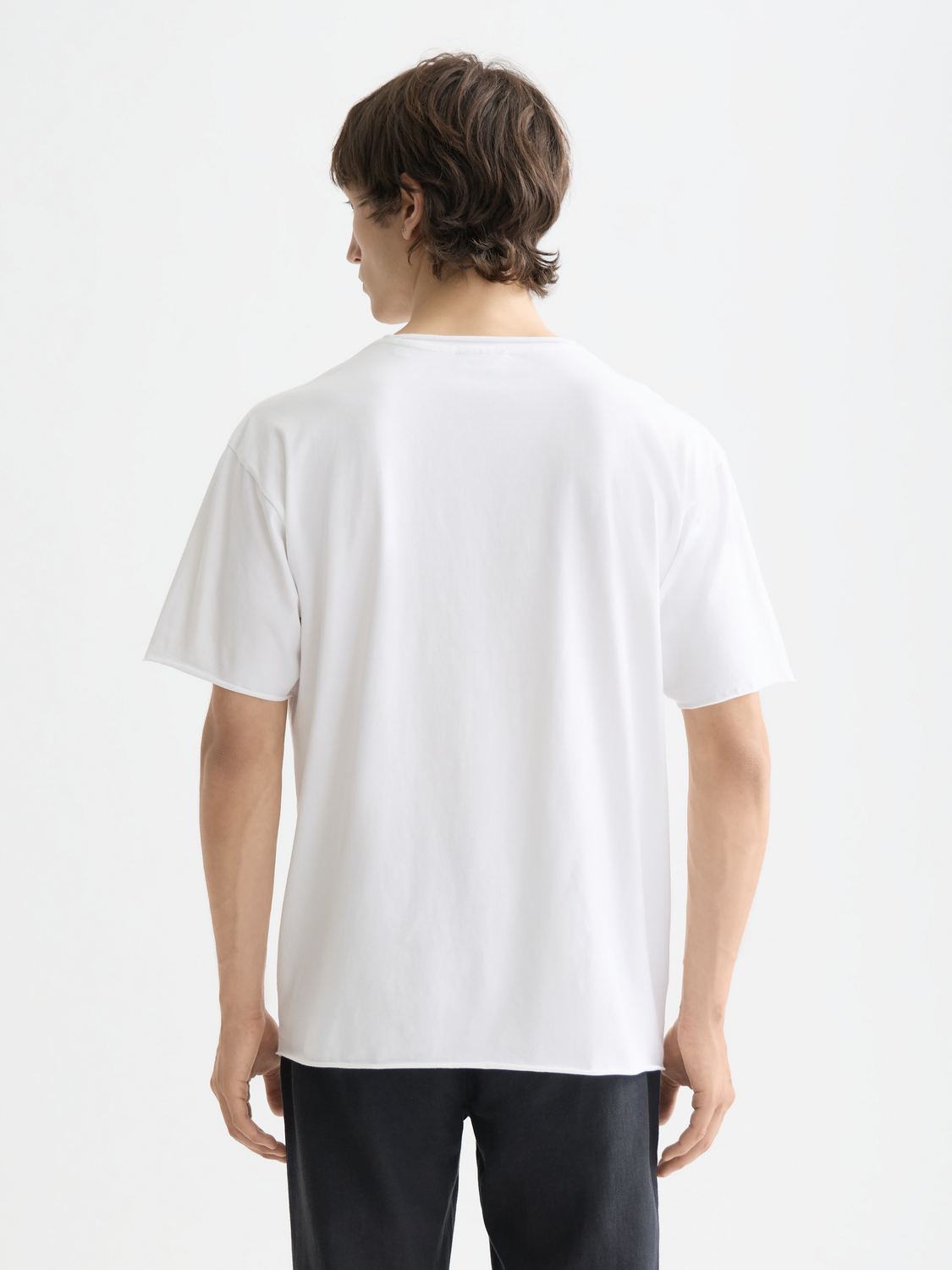 Scotch & Soda - Raw-edged t-shirt - Bright White