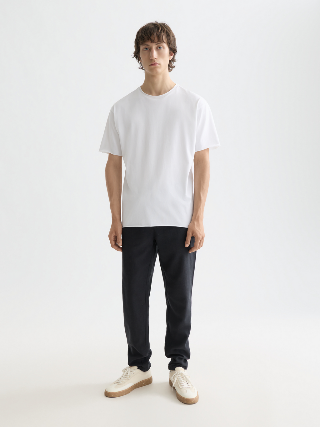 Scotch & Soda - Raw-edged t-shirt - Bright White