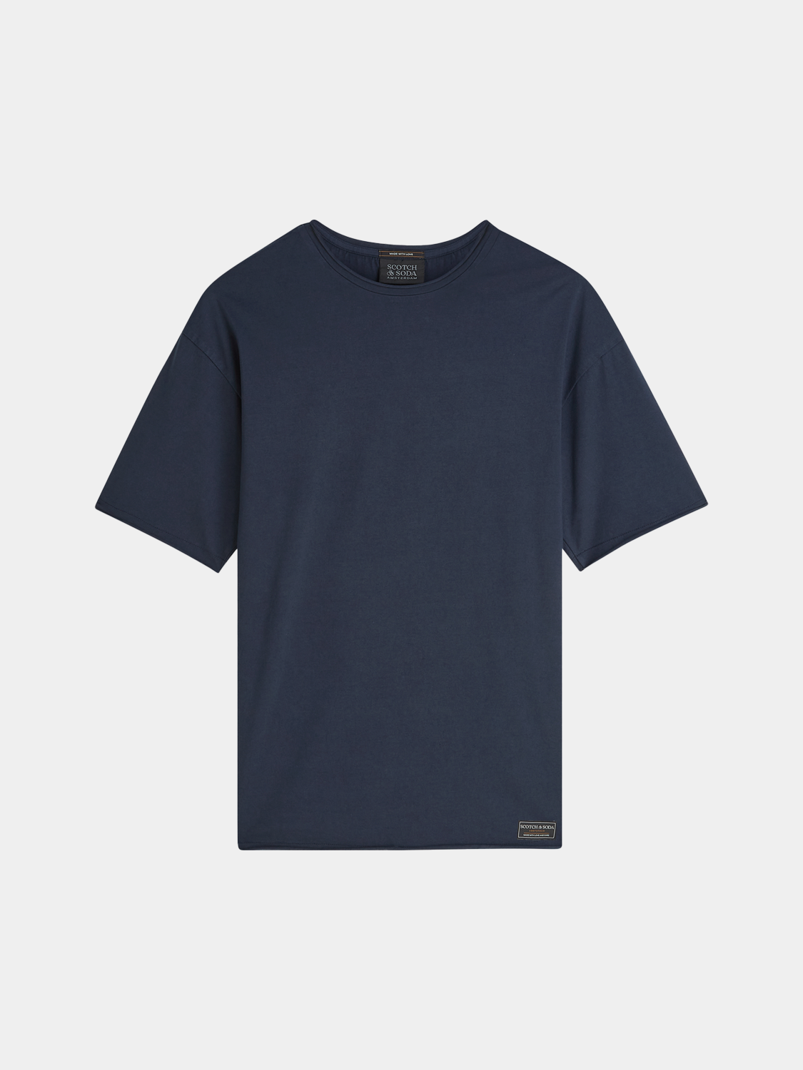 Scotch & Soda - Raw-edged t-shirt - Sky Captain