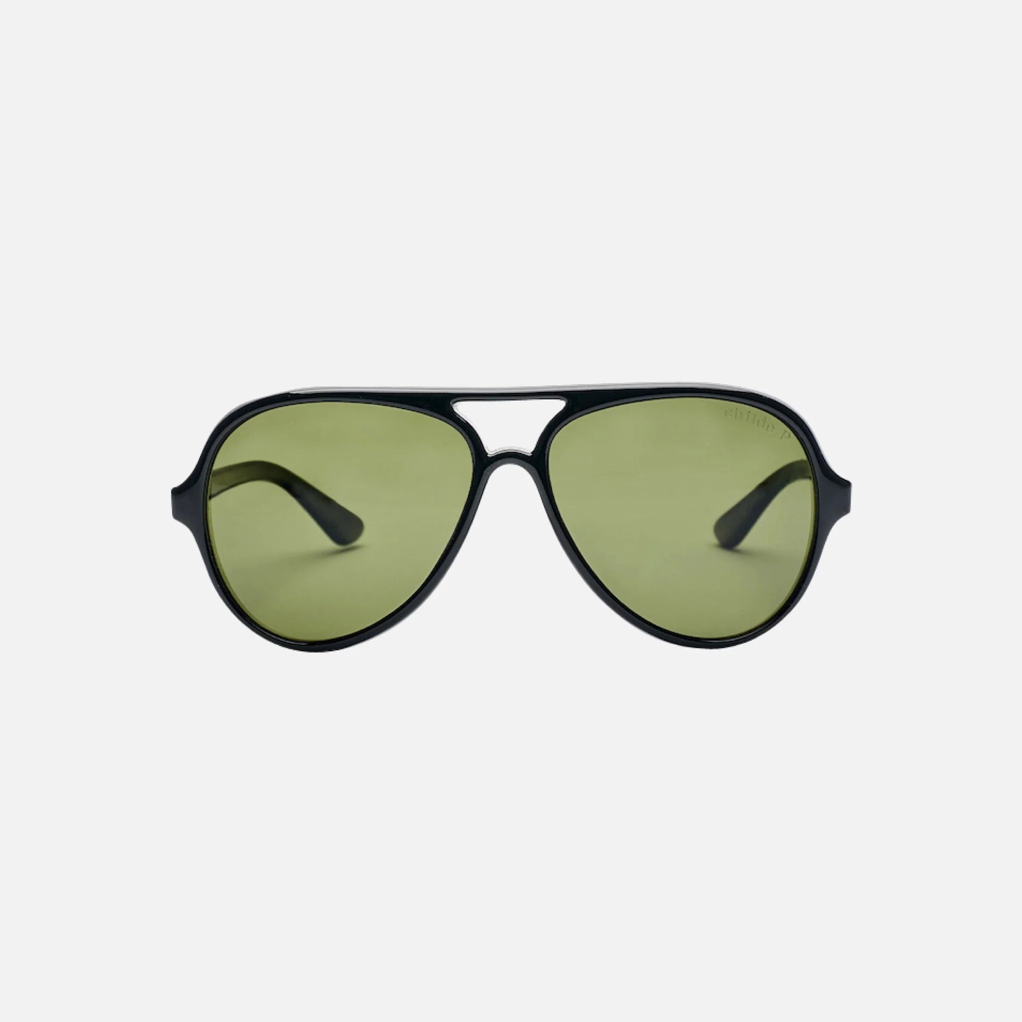 DELETE Gloss Black | Green Polarised Lens