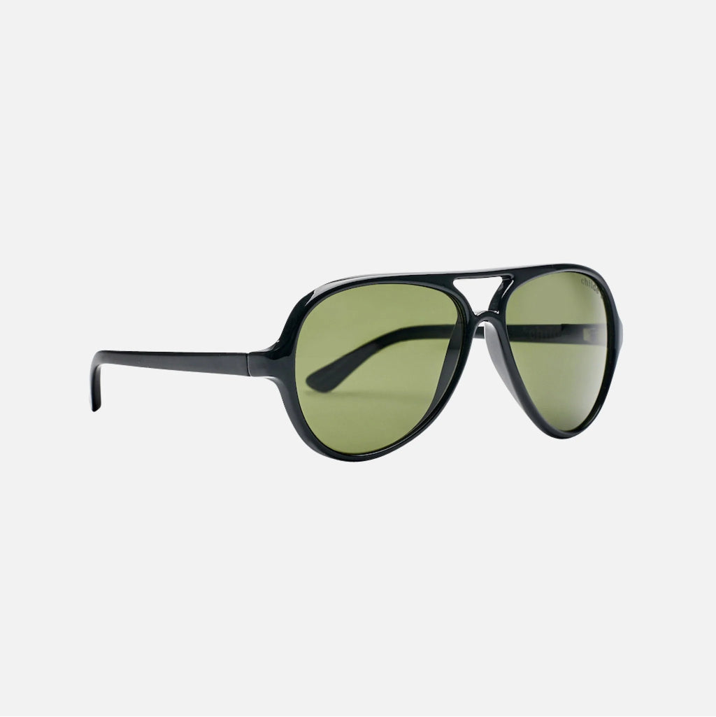 DELETE Gloss Black | Green Polarised Lens