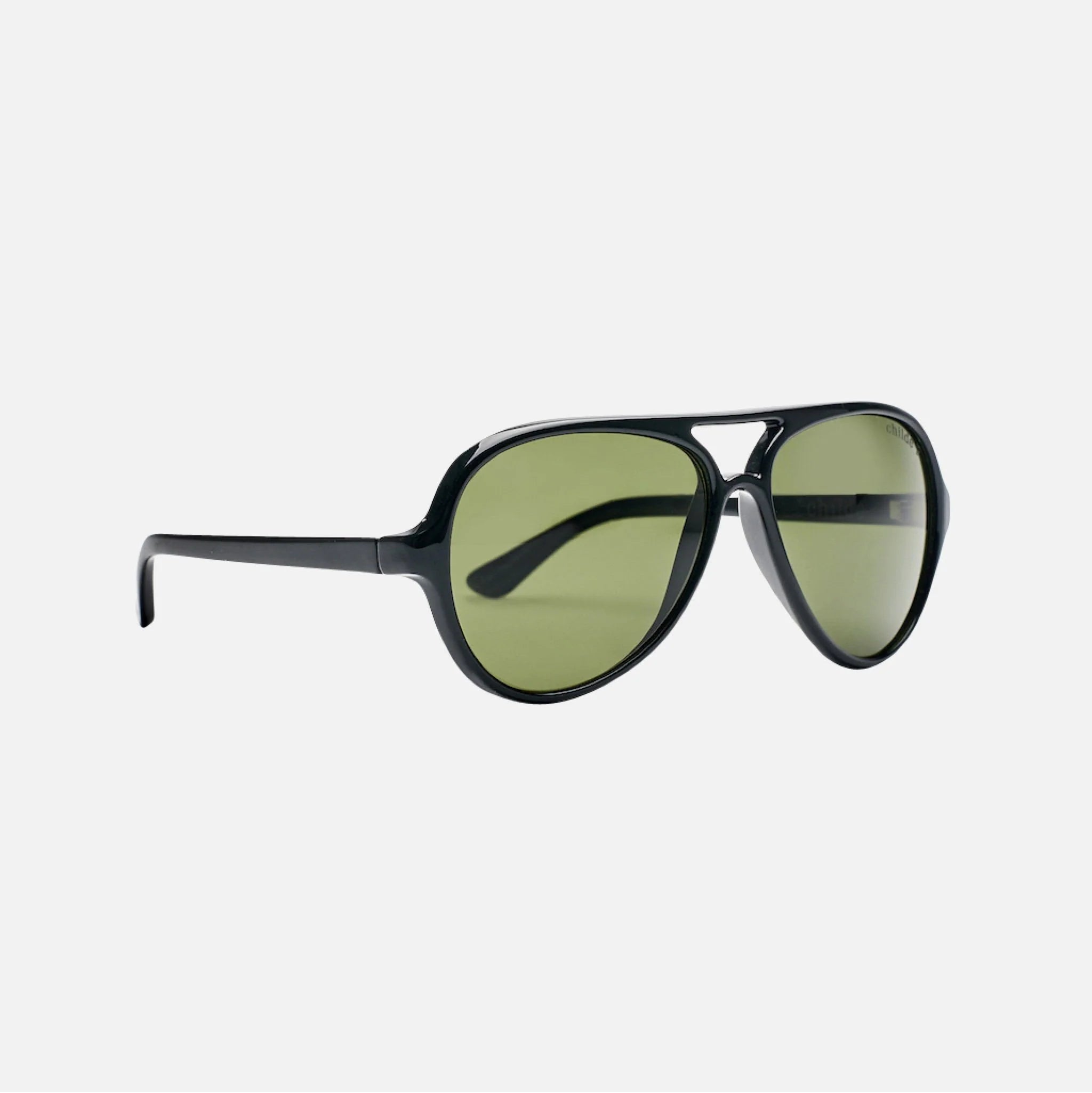 DELETE Gloss Black | Green Polarised Lens
