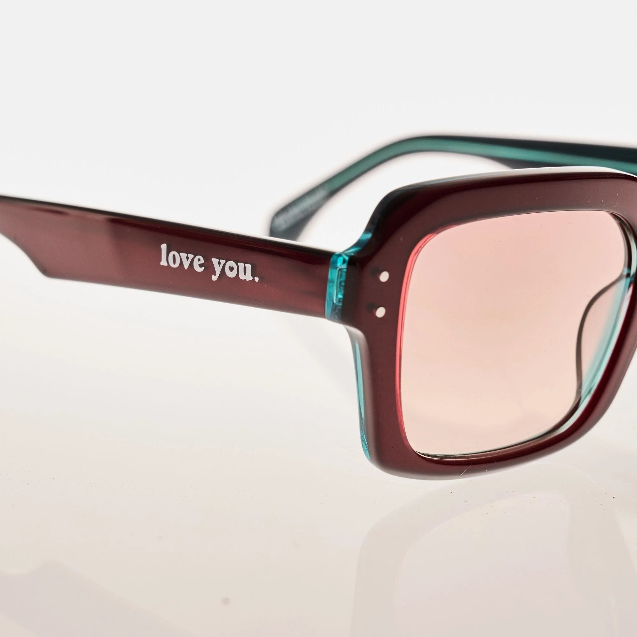 ENTRY Tri Tone Ruby / Green | Rose Gradient Bio Lens