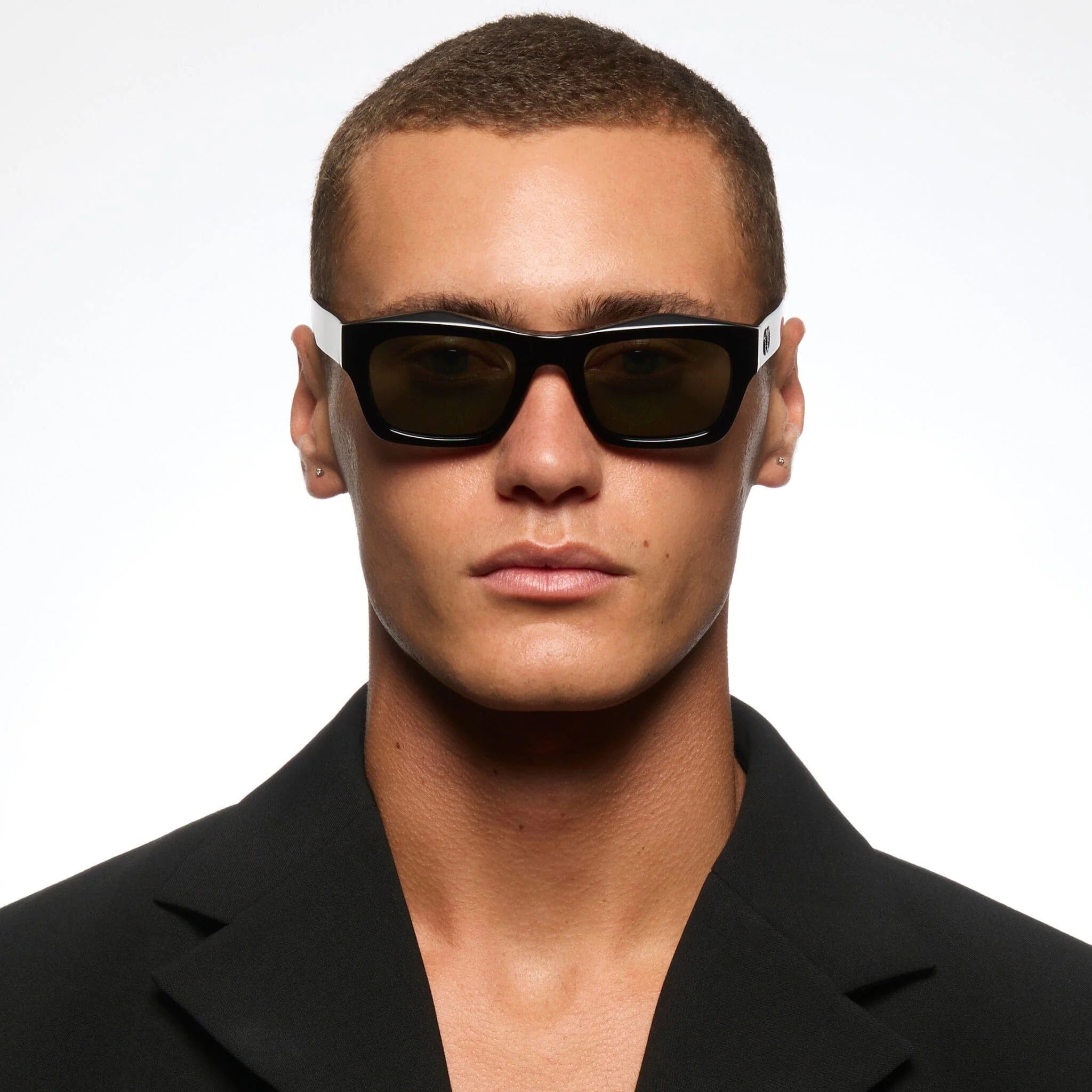 FOLSOM Gloss Black | Green Polarised Lens