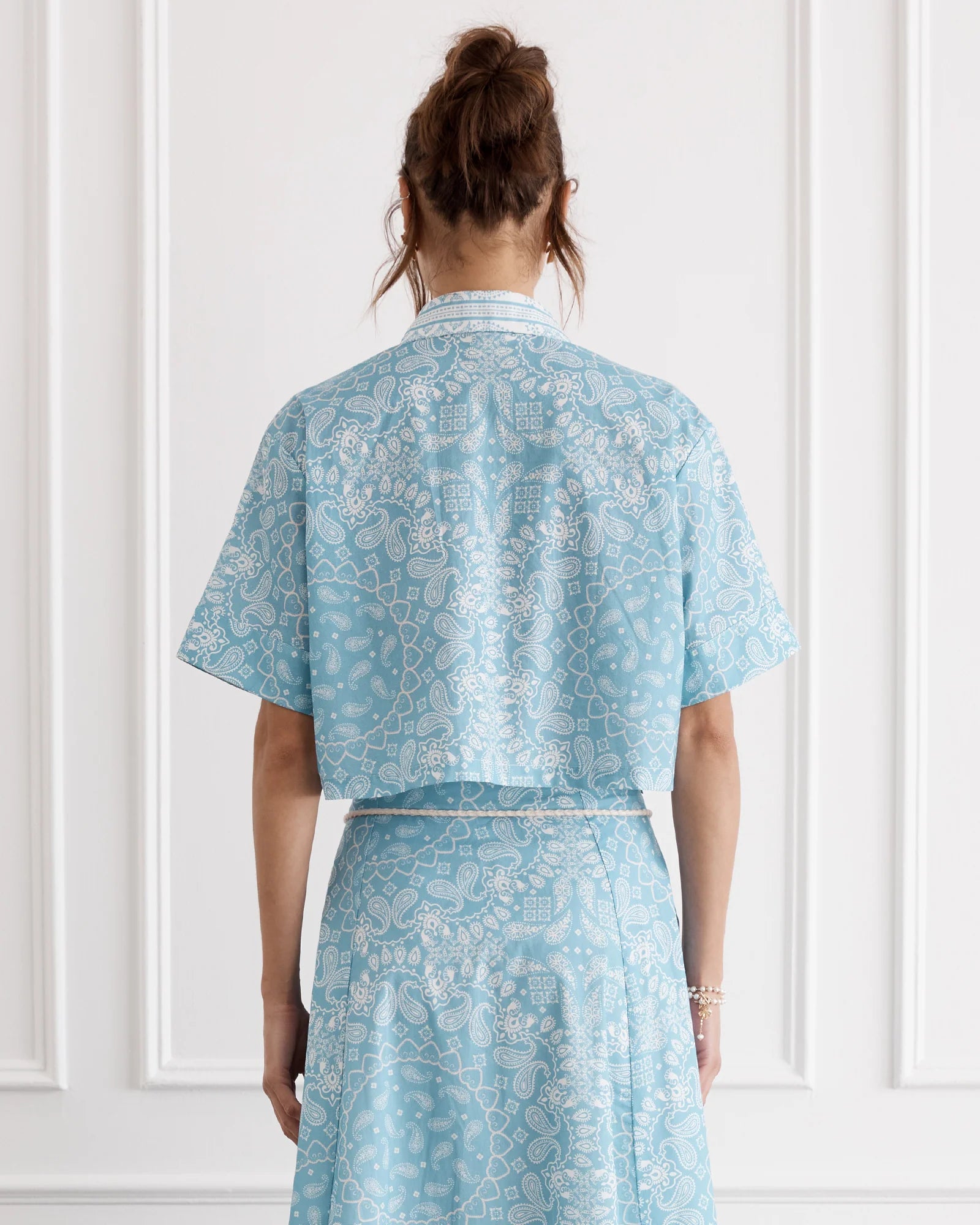 Chintz Remi Cropped Shirt