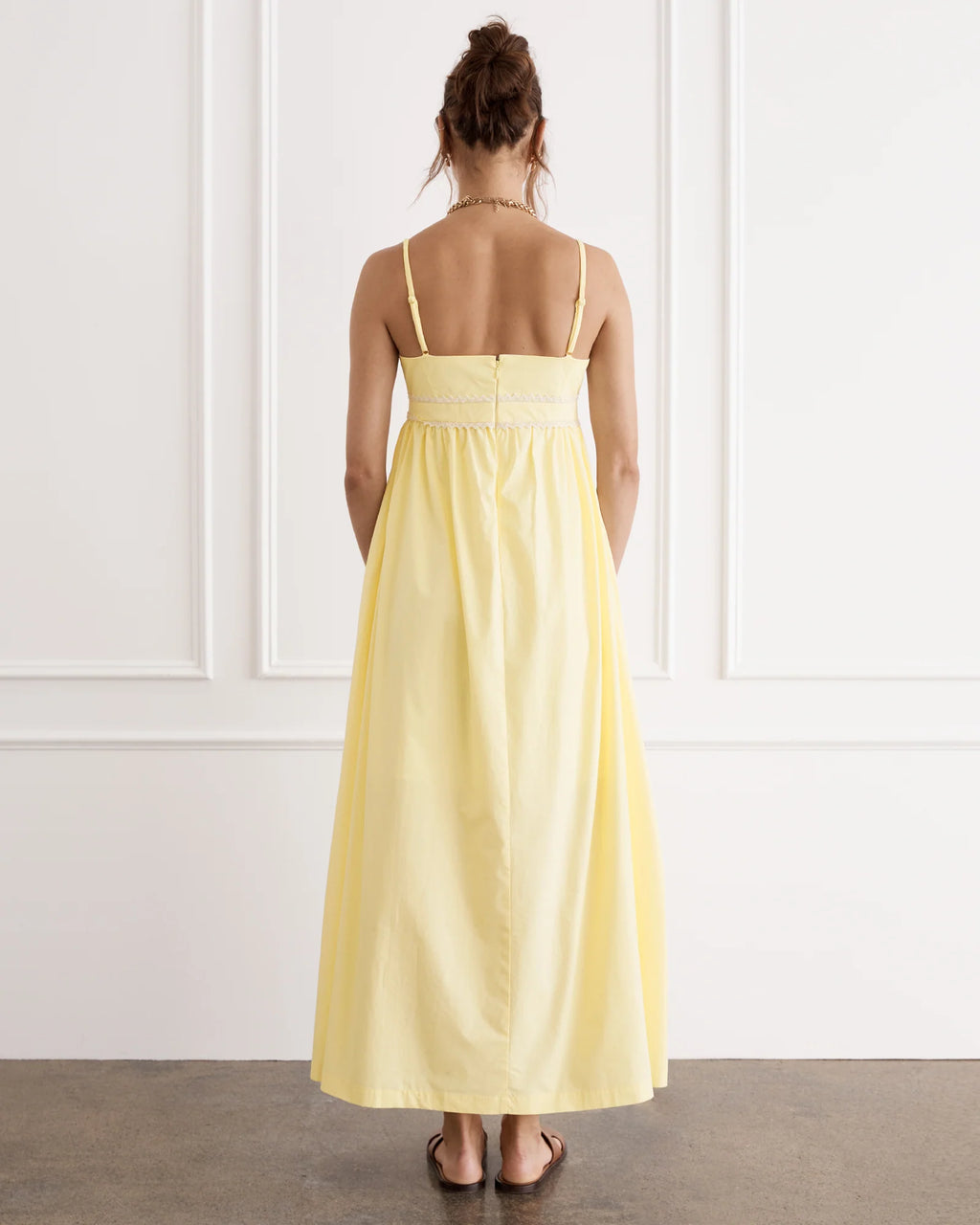 Limone Polly Maxi Dress - Yellow