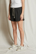 Layla French Terry Sweat Shorts - Vintange Black