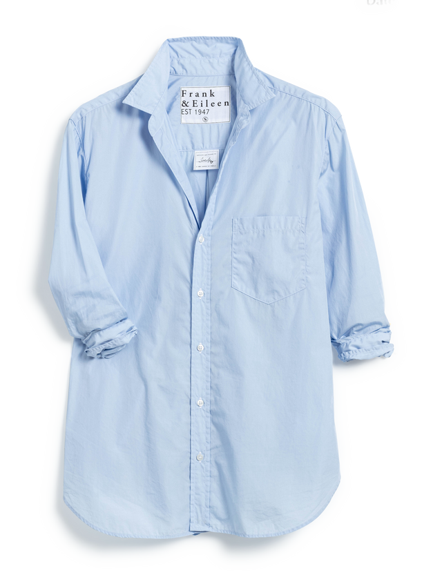 Joedy Boyfriend Button-Up Shirt - French Blue