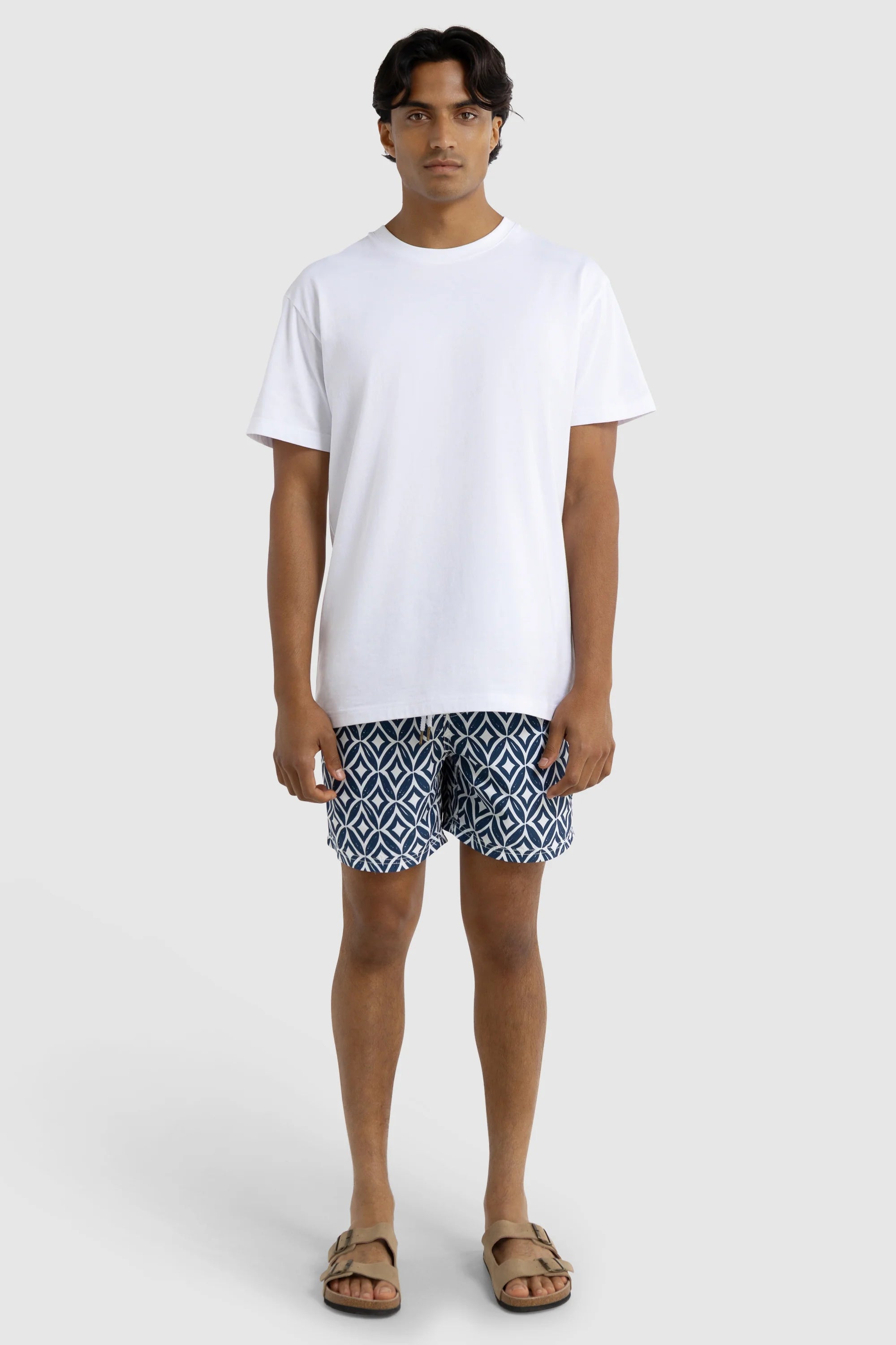 Cable Swim Shorts - Navy