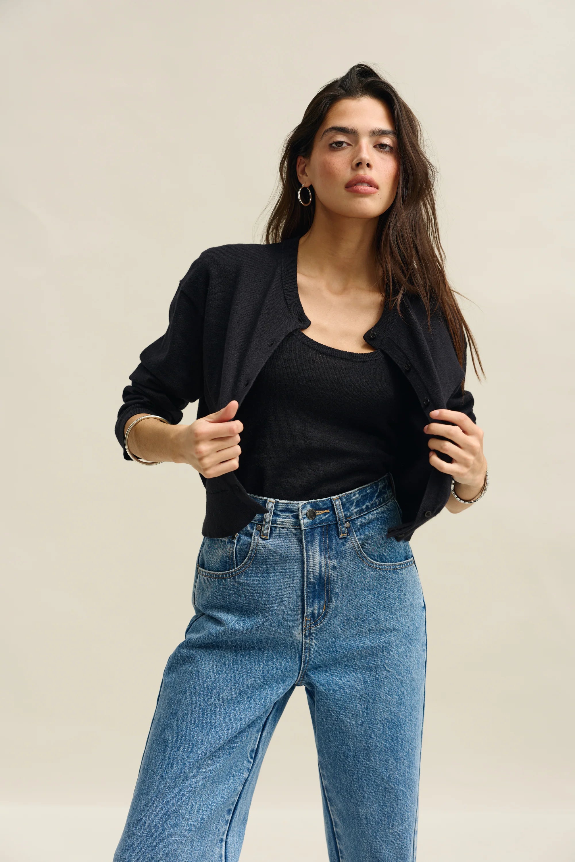 Kingston Knit Cardigan - Black