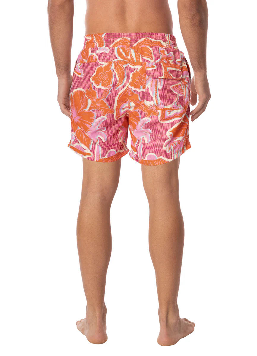 Aloha Dream Sailor Short - Dark Orange