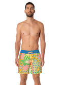 Sun Flicker Sailor Trunks - Open Yellow