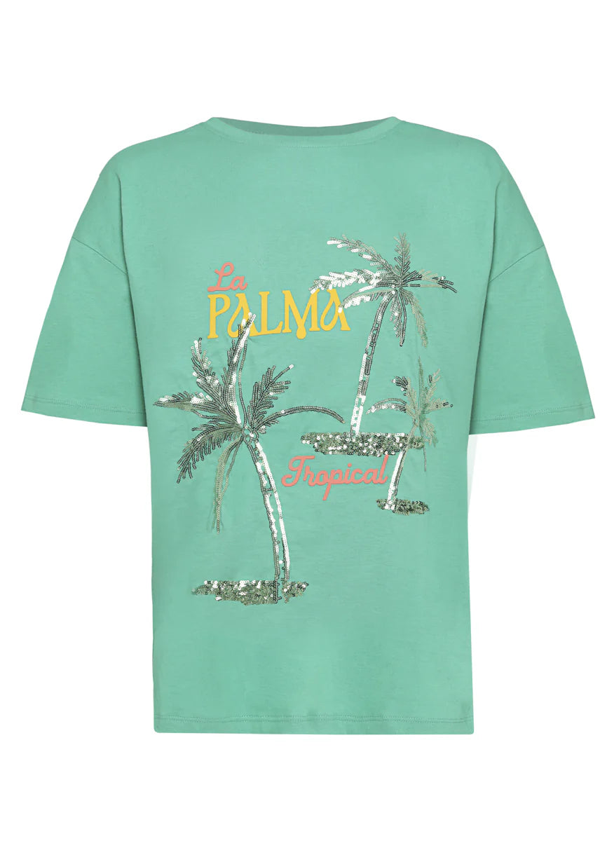 Tropical Green Azalea T-Shirt - Bright Green