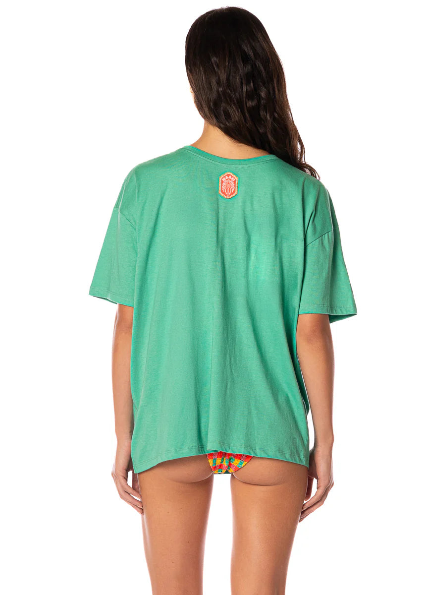 Tropical Green Azalea T-Shirt - Bright Green