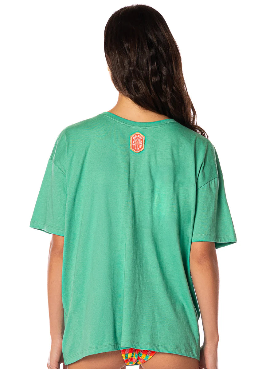 Tropical Green Azalea T-Shirt - Bright Green