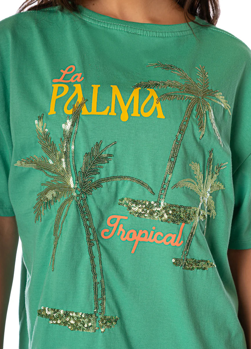 Tropical Green Azalea T-Shirt - Bright Green