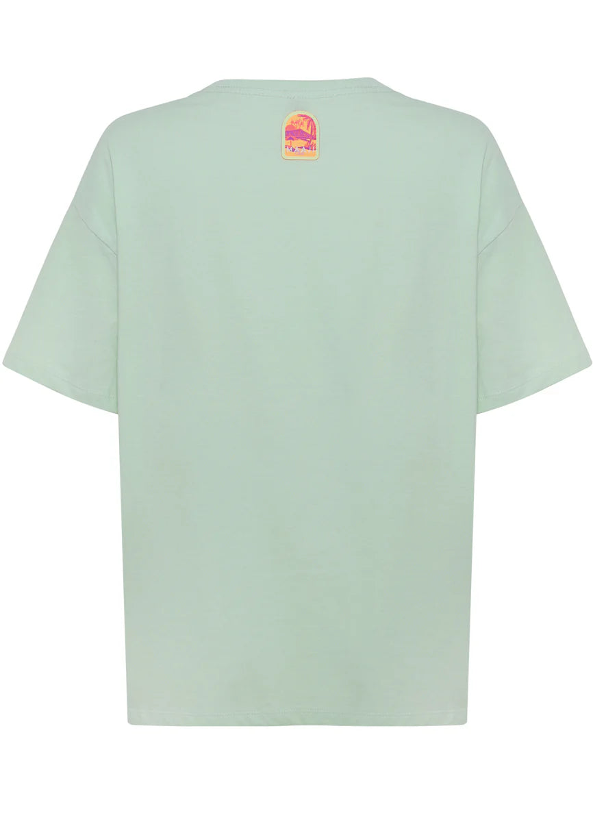 Tropical Haven Azalea T-Shirt - Green