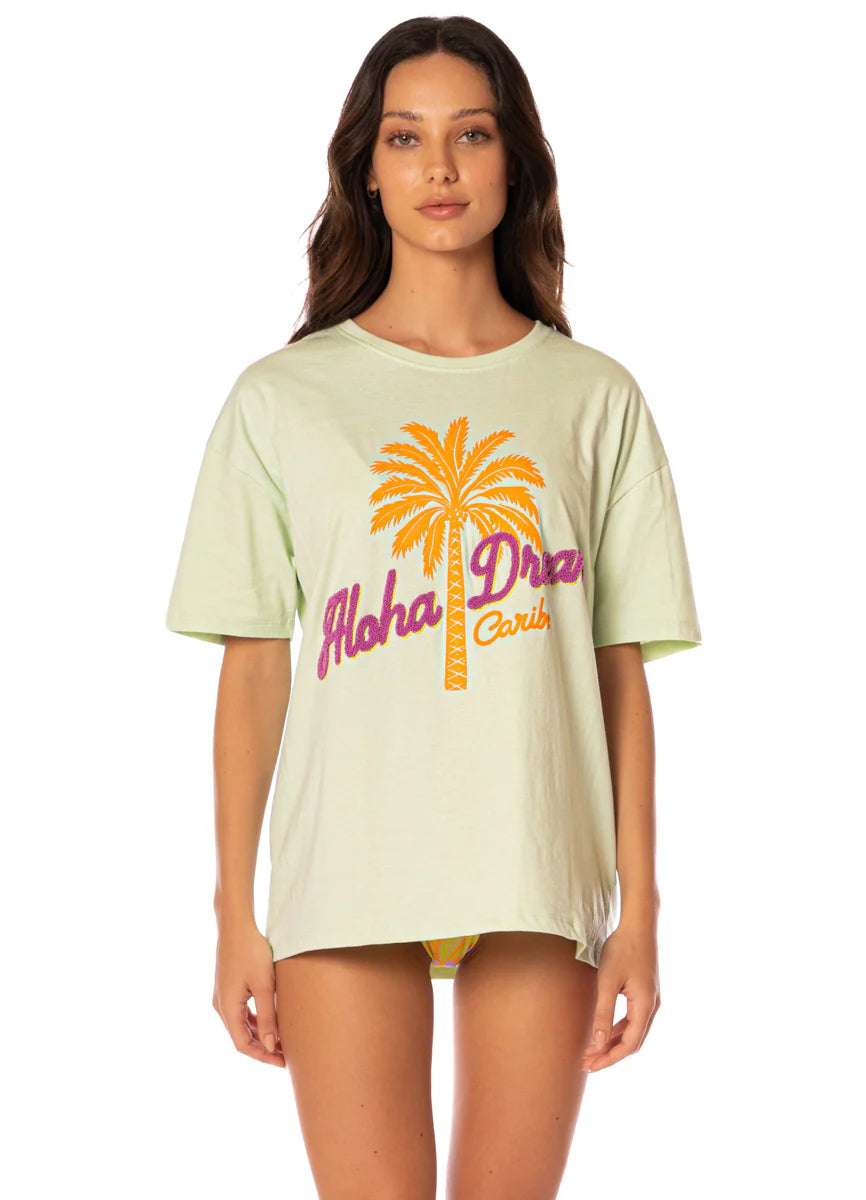 Tropical Haven Azalea T-Shirt - Green