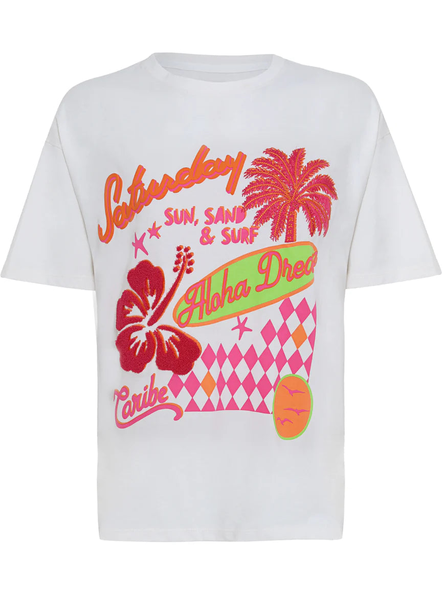 Aloha Dream Azalea T-Shirt - White