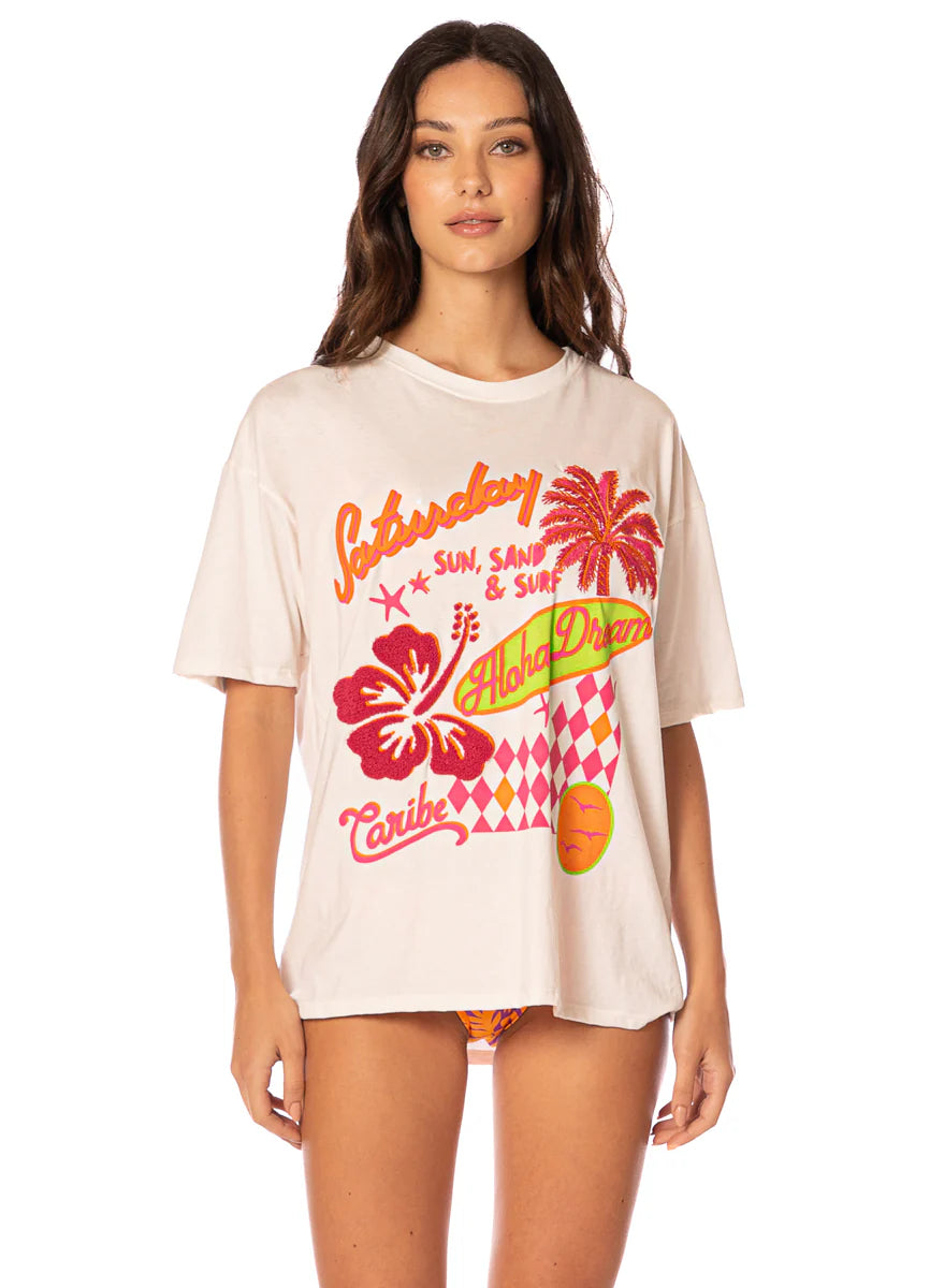Aloha Dream Azalea T-Shirt - White