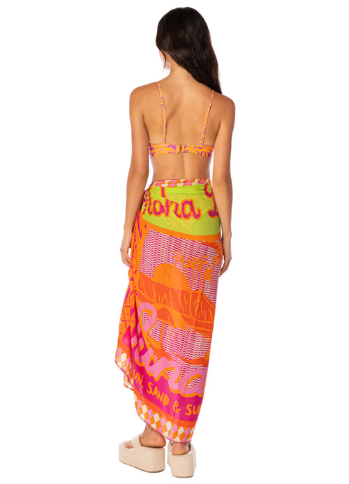 Aloha Dream Isla Print V - Open Purple