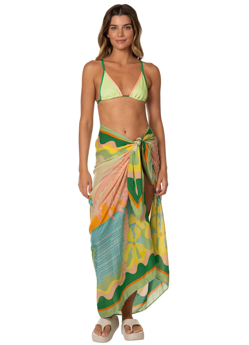 Pastel Mirage Isla Cover Ups - Open Green